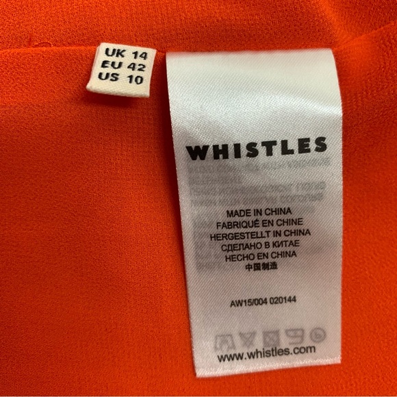 Whistles Marisa Draped Asymmetrical Dress - Picture 12 of 13